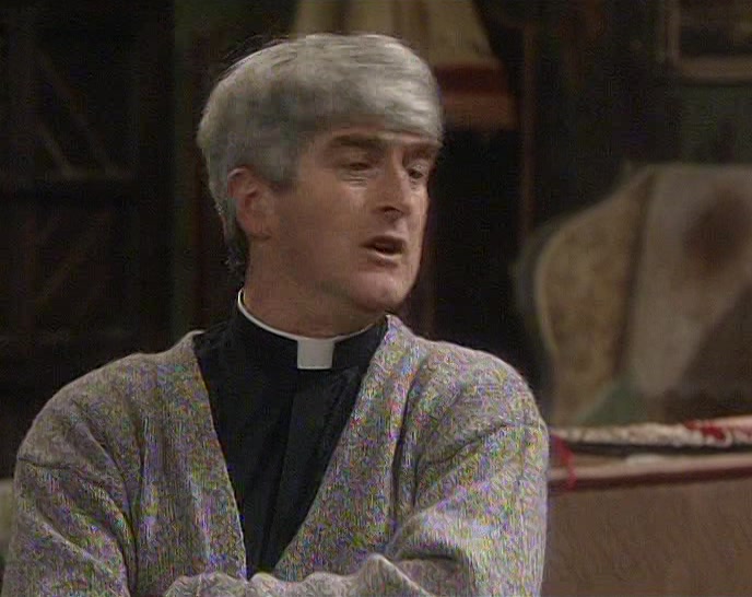 MAYBE SHE'S HAVING A GO AT HIM.  