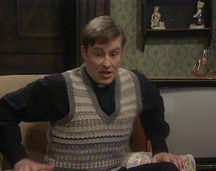 I TELL YOU WHAT. I'LL MAKE THE TEA, YOU TAKE YOUR BRA OFF. 