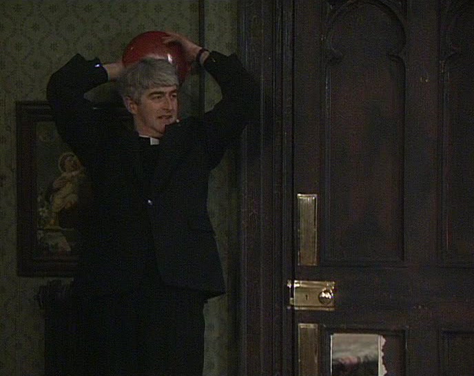 (CRASHING UPSTAIRS)  