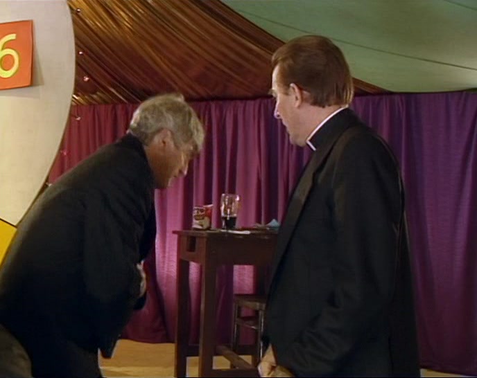 SORRY. FATHER JACK JUST PUNCHED ME IN THE STOMACH. GOD! 