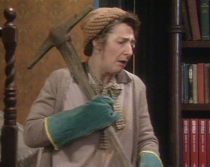 FATHER, I FINISHED DIGGING THAT DRAINAGE DITCH. 