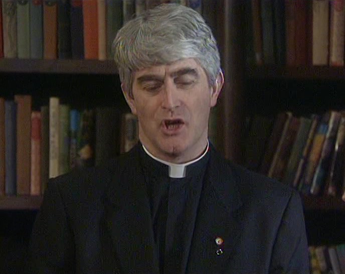 YOU HAVE THE OLD-FASHIONED VIEW OF DRUNKEN, LECHEROUS PRIESTS. 