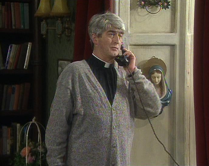 HELLO, CRAGGY ISLAND PAROCHIAL HOUSE. FATHER TED CRILLY. 