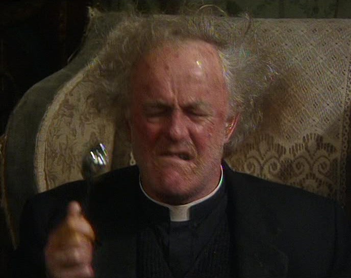 - HELLO... AH! SISTER ASSUMPTA! - HELLO, FATHER. 