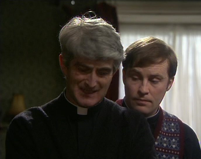SOBRIETY FOR FATHER JACK MUST BE LIKE TAKING SOME MAD HALLUCINOGENIC. 