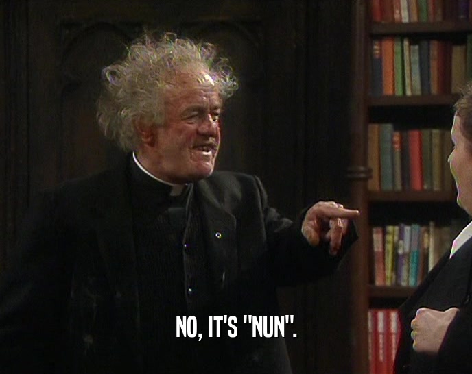 NO, IT'S 