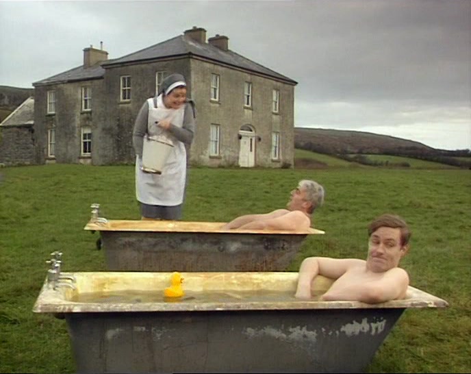 NO, I MIGHT ENJOY THAT TOO MUCH. VERY REFRESHING, THE OLD ICE. 