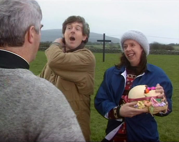 - AH, FATHER. - HELLO, JOHN, MARY. 