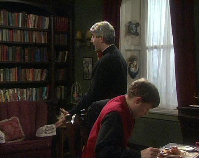 - HELLO... AH! SISTER ASSUMPTA! - HELLO, FATHER. 