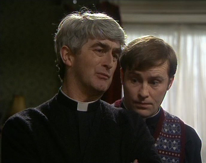 SOBRIETY FOR FATHER JACK MUST BE LIKE TAKING SOME MAD HALLUCINOGENIC. 