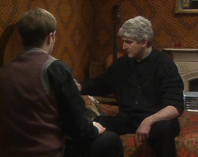 COME ON. I'LL LEAVE HER A NOTE SAYING WE'VE GONE TO A FUNERAL. 