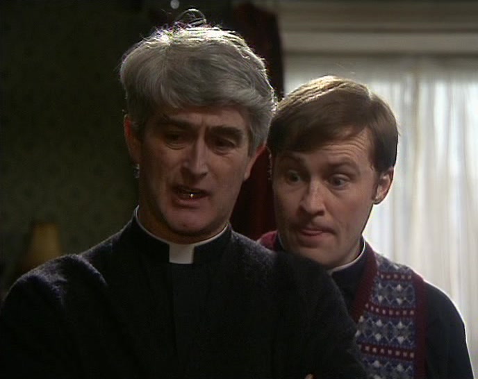 SOBRIETY FOR FATHER JACK MUST BE LIKE TAKING SOME MAD HALLUCINOGENIC. 