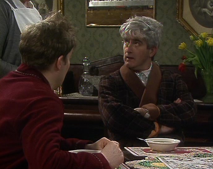 YES, FATHER DOUGAL LIKES HIS POP-TARTS FIRST THING. 