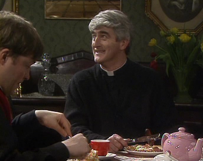 OH, I DON'T WANT IT TO BE ANY FUN AT ALL, FATHER. 