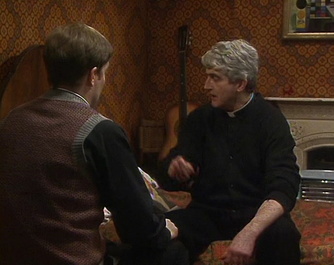 I KNOW. I'LL CALL FATHER LARRY DUFF.  