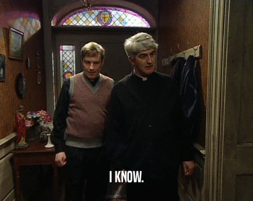 I KNOW.  