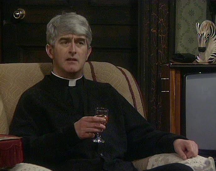 LIKE FATHER CAROLINE - HE LOST THE USE OF HIS EARS IN AN ACCIDENT. 
