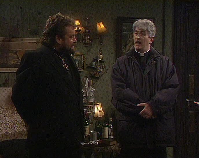 THAT'S FATHER JACK, THE FELLOW YOU REPLACED. 