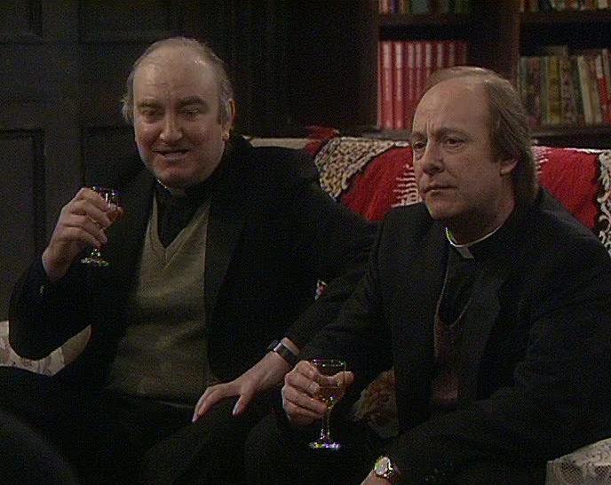 TED, DID YOU SAY FATHER LARRY DUFF WAS COMING? 