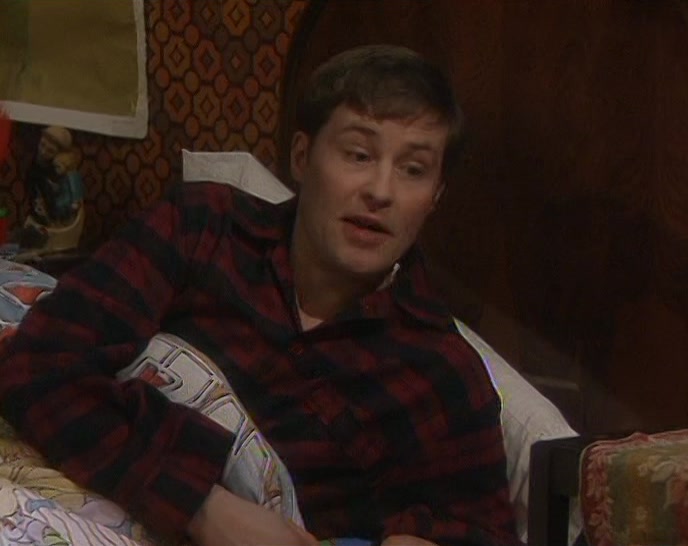ANYWAY, HE'S UP THERE IN ST CLABBERT'S NOW. 