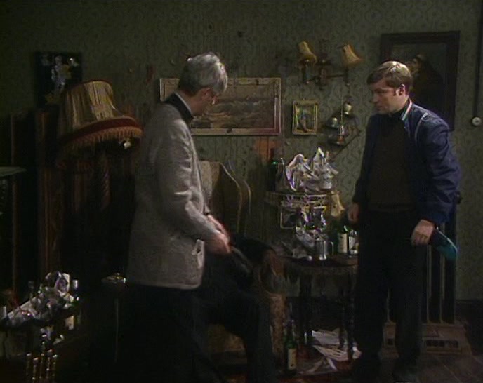 - DOUGAL, TAKE OFF HIS GLOVES.
 - RIGHT SO, TED.
 
