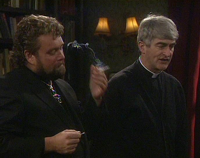 I THOUGHT GIVING ALCOHOL TO DOUGAL WAS THE LAST STRAW, 
