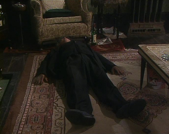 AH, DOUGAL. YOU DIDN'T EVEN GET HIM OUT THE DOOR, DID YOU? 