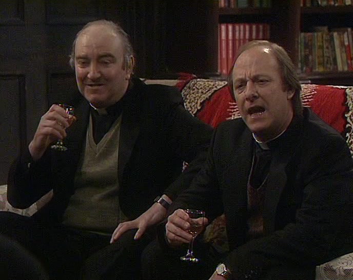 TED, DID YOU SAY FATHER LARRY DUFF WAS COMING? 
