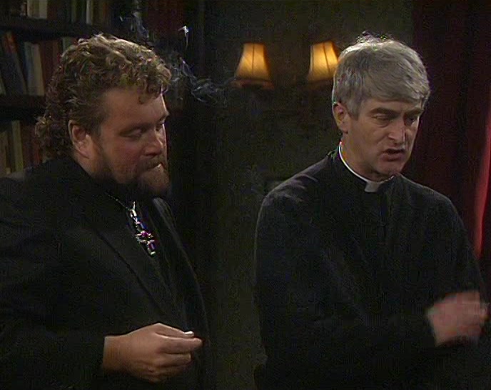 I THOUGHT GIVING ALCOHOL TO DOUGAL WAS THE LAST STRAW, 