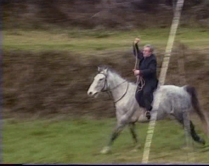 (TED) I'D SAY SO. OH, HERE'S BUCKIN' BRONCO! 