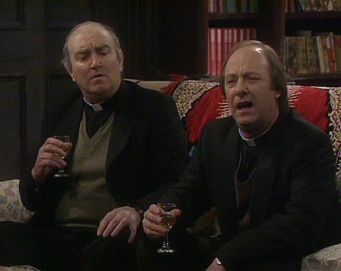 LIKE FATHER CAROLINE - HE LOST THE USE OF HIS EARS IN AN ACCIDENT. 