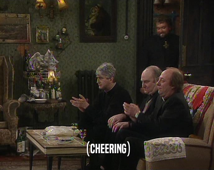(CHEERING)  