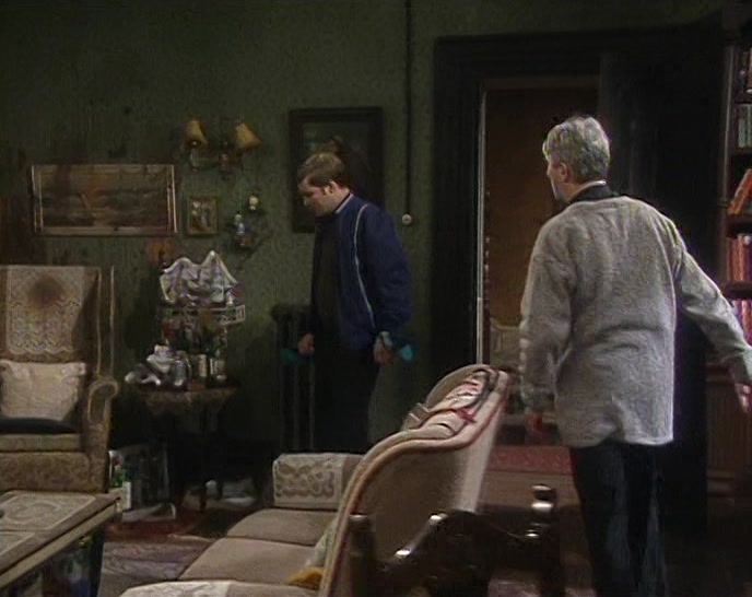 AH, DOUGAL. YOU DIDN'T EVEN GET HIM OUT THE DOOR, DID YOU? 