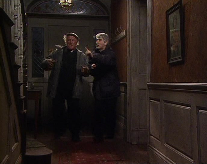 - DRINK! DRINK! - TRY UPSTAIRS, FATHER. 