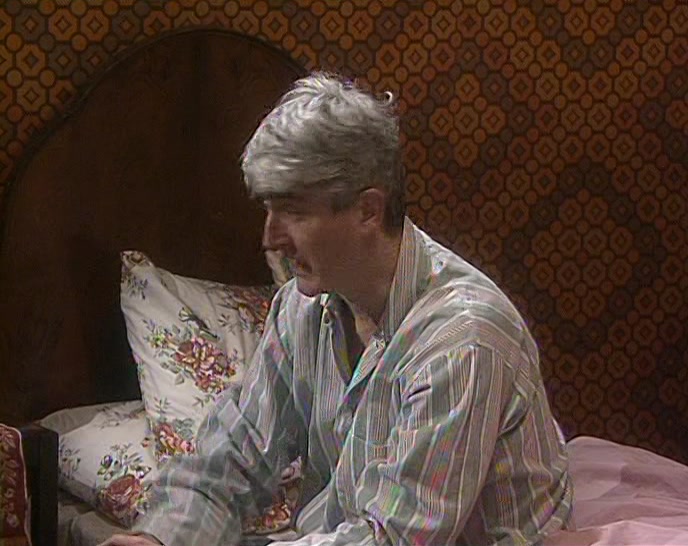 NO, DOUGAL, IT'S NOT MORNING. I FORGOT TO WIND THE CLOCK. 