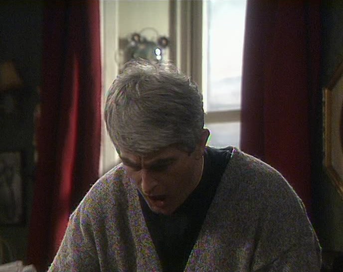 'AS HE TURNS IN THE OPPOSITE DIRECTION 