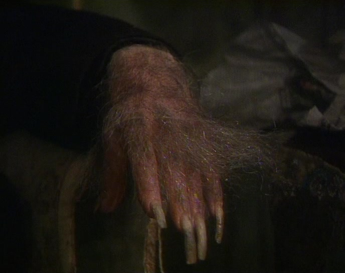GOD, THEY'RE VERY HAIRY HANDS
 ALTOGETHER, AREN'T THEY?
 