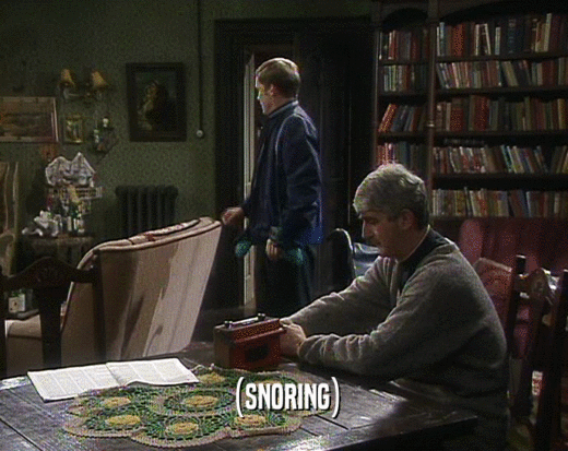 (SNORING)  