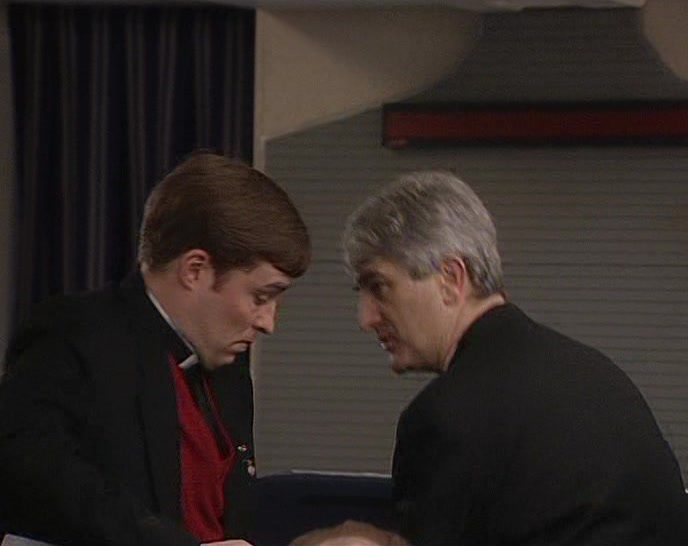 SHUT UP, DOUGAL.  