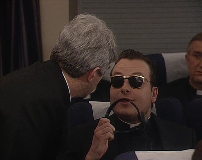 I'M LISTENING TO COMEDY ON THESE. IT'S MR BEAN. 