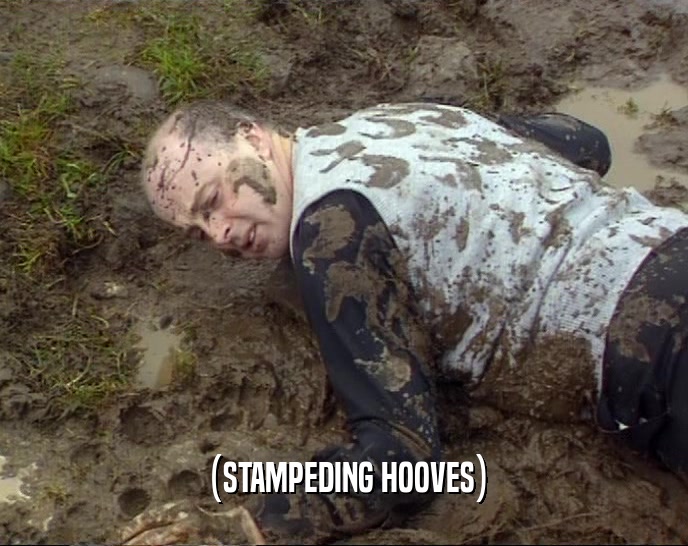 (STAMPEDING HOOVES)  
