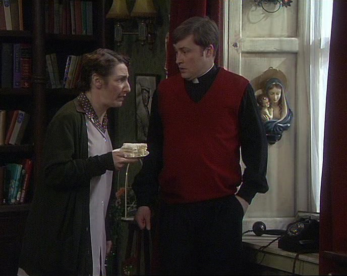 AND FATHER CRILLY. I HATE SEEING HIM LIKE THIS. 