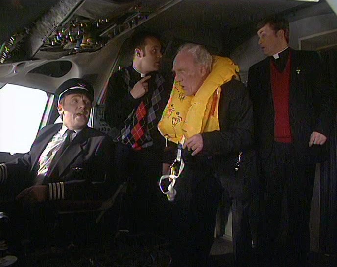 SORRY, I WAS ONLY ASKING IF YOU'D EVER BEEN IN A COCKPIT. 
