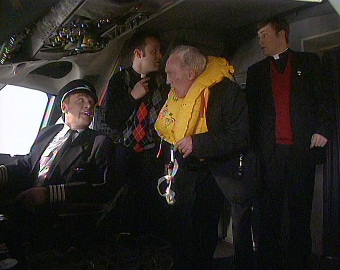 SORRY, I WAS ONLY ASKING IF YOU'D EVER BEEN IN A COCKPIT. 
