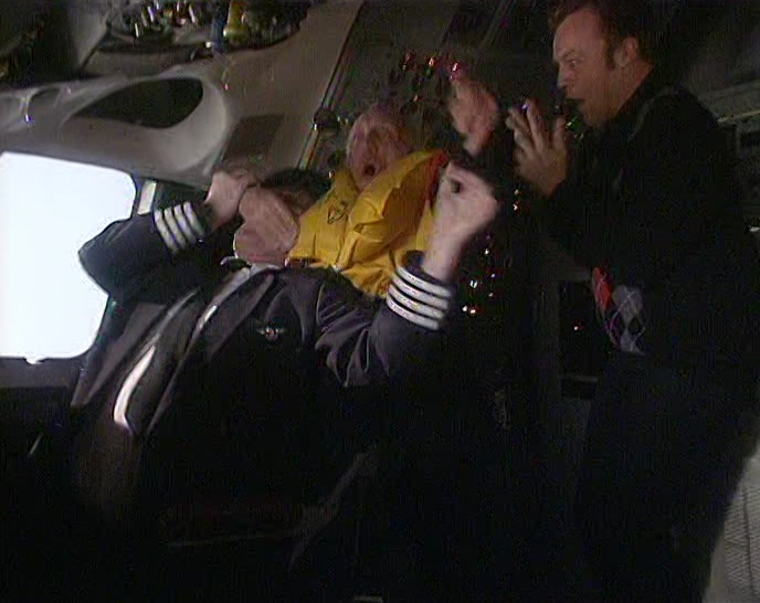 GET HIM OFF ME! I CAN'T SEE!  