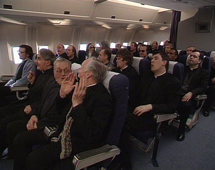 'WE WILL BE LANDING IN 20 MINUTES.'  