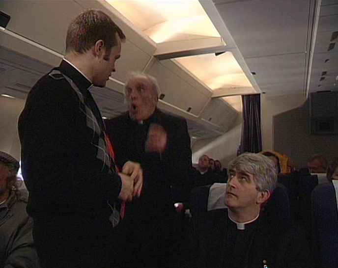 - (GRUNTING) - GOD, TED, HE HAS ME DRIVEN MAD! 
