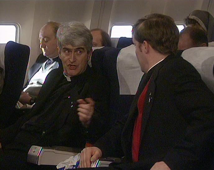 DOUGAL. DON'T TOUCH ANYTHING.  
