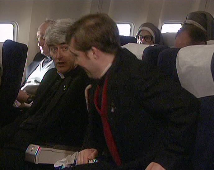 DOUGAL. DON'T TOUCH ANYTHING.  