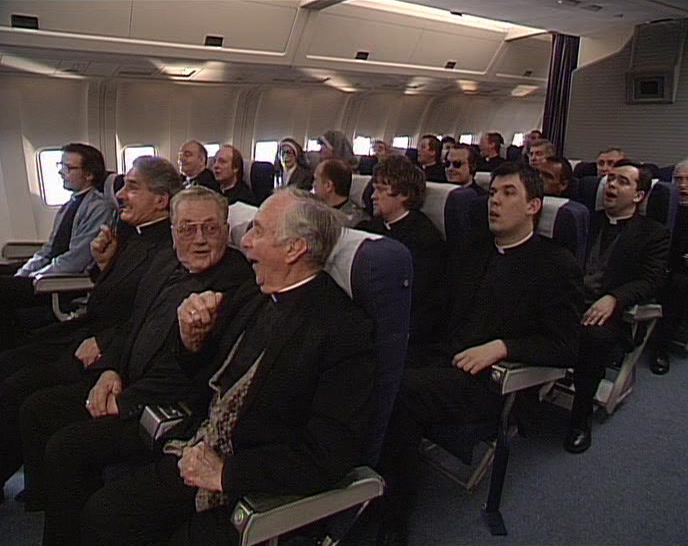 'WE WILL BE LANDING IN 20 MINUTES.'  